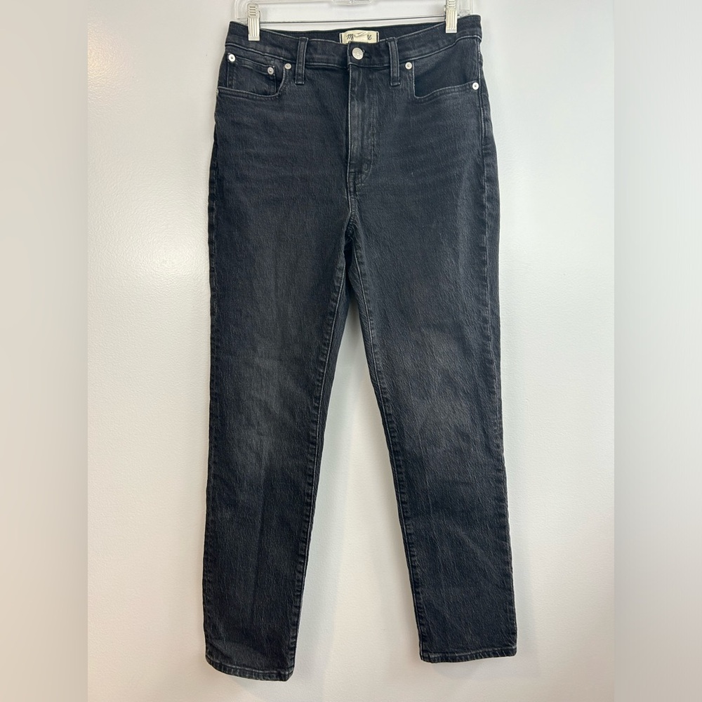 Madewell Black High Rise Slim Boy Jeans Size 27